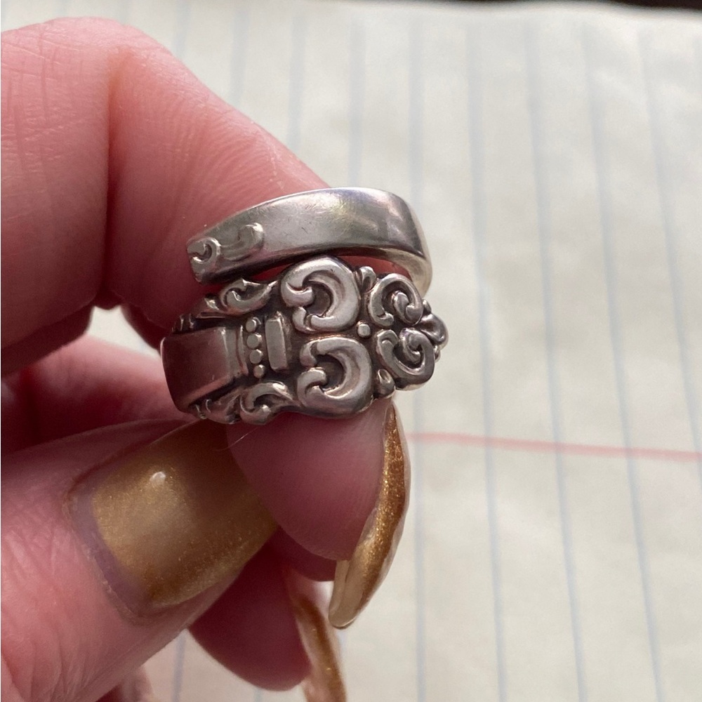 Vintage Community Spoon Wrap Ring Size 8.5